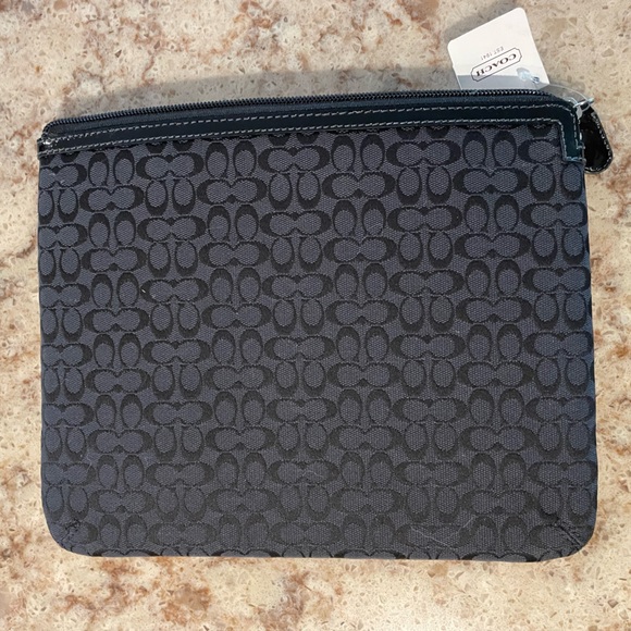 Coach Tablets & Accessories Coach Black Signature Padded Full Zip